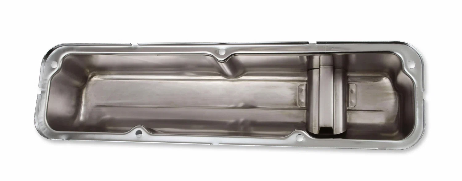Mr. Gasket Chrome Valve Covers with Baffle - 9412